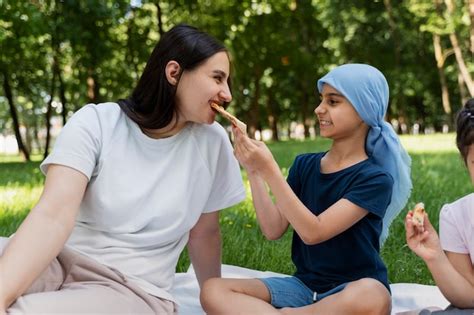 Bambino Malato Di Cancro Foto Gratis