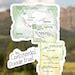 Continental Divide Trail Map Sticker Cdt Trail Map Watercolor Painting