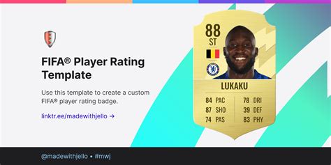 FIFA Player Rating Template