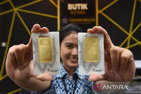 Emas Antam Naik Tertinggi Di Minggu Ketiga Jadi Rp Juta Per Gram