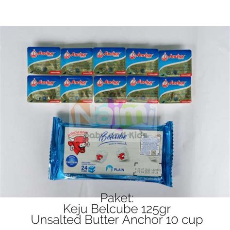 Jual Paket Mpasi Keju Belcube Gr Ub Unsalted Butter Anchor