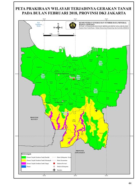 Peringatan Dini Wilayah Potensi Pergerakan Tanah Di Provinsi DKI