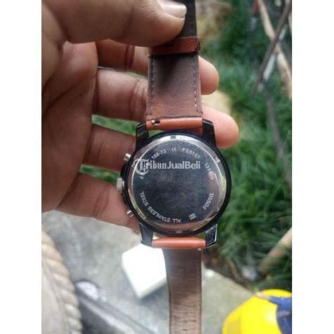 Jam Tangan Fossil Fs Grant Chronograph Bekas Normal Original Di