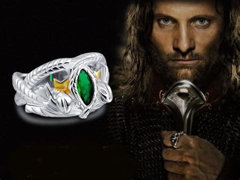 Aragorn 925 Sterling Silver Ring Ring of Barahir Aragorn - Etsy