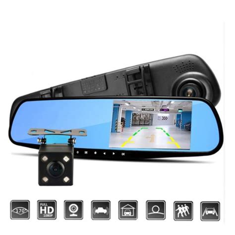 Авторегистратор-зеркало DVR Full HD ночная сьемка (2 камеры) — MyGadget ...