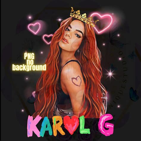 Karol G PNG Instant Download Best Seller Queen Image Instant Download ...