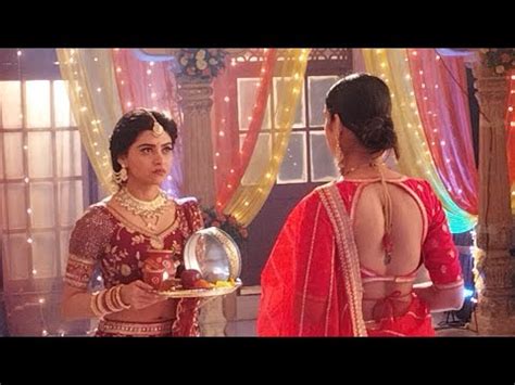 Ishq Ki Dastaan Nagmani On Set Paro Rakha Shankar Ke Liye Karwachauth