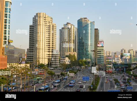 Séoul Corée du Sud 01 juin 2017 point de vue de Séoul 7017 Skypark