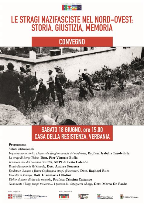 Anniversario Degli Eccidi Di Fondotoce E Baveno Casa Della Resistenza