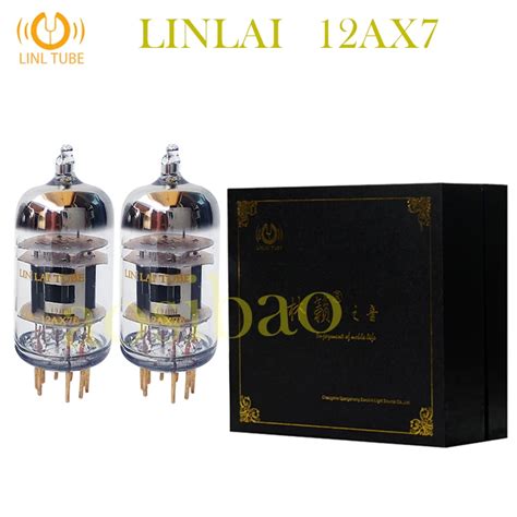 LINLAI 12AX7 Vacuum Tube Replace JJ Gold Lion Psvane 12AX7 ECC83