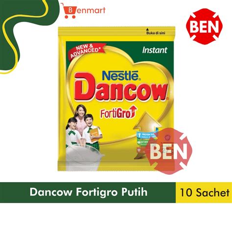 Jual Susu Dancow Putih 1 Renceng 10 Sachet 27 Gr 27gr Vanilla Vanila