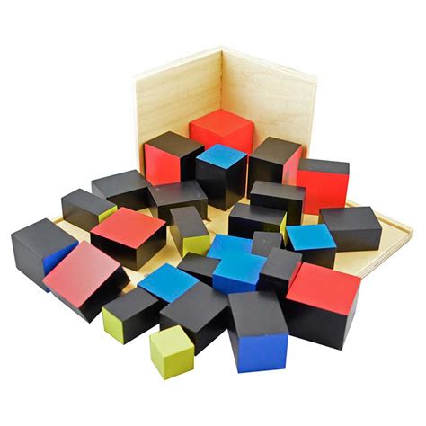 Cubo Del Trinomio Montessori Alup