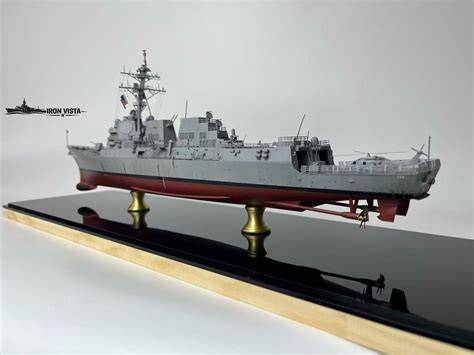 uss jack  lucas ddg   scale destroyer model etsy