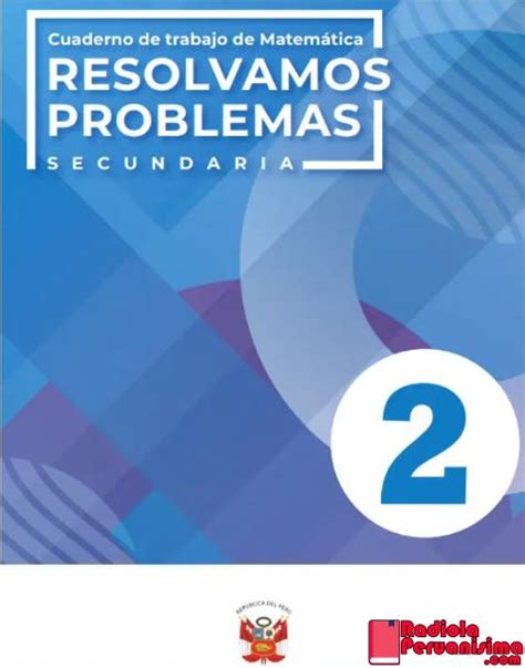 Resolvamos Problemas Cuaderno De Trabajo De Matem Ticas Secundaria