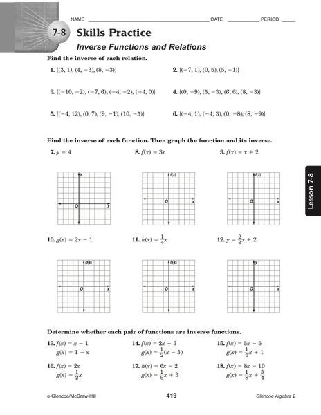 Grade 11 Math Worksheets