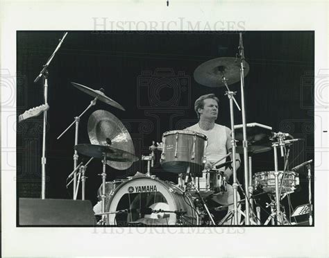 Martin Chambers Drummer Band Pretenders 1984 Vintage Press Photo Print