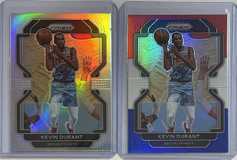 Kevin Durant Panini Prizm Silver Red White Blue Prizm Nba