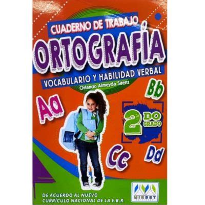 Libro de Ortografía 2do de Primaria Editorial Mirbet LIBRERÍA