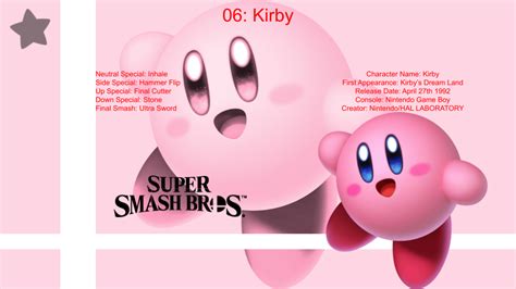 Super Smash Bros. Character Spotlight: Kirby : r/SuperSmashBrosXstream