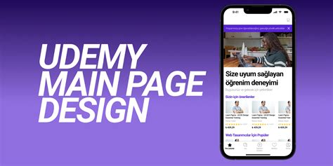 Udemy Main Page App Figma