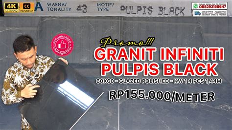 Promo Granit Teras Top Table Infiniti Pulpis Black Kw Rp M