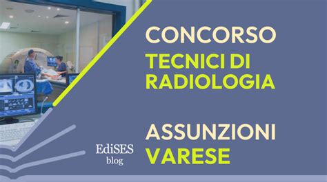 Concorso TSRM ASST Varese Bando 5 Posti