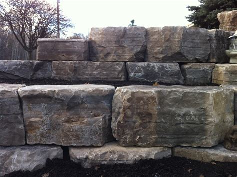 Armour Stone Walls Stoneworks Landscape Construction