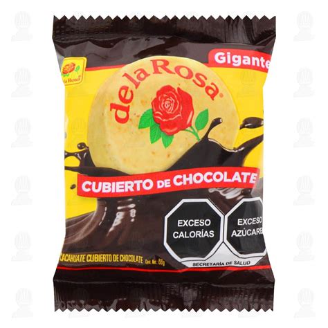 Dulce De La Rosa Gigante De Cacahuate Cubierto Con Chocolate 66 Gr