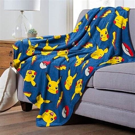 Pikachu Pokemon Plush And Throw Blanket Collectors Outpost