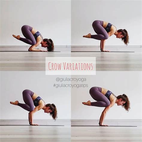 Variation Of Crow Pose Crow Pose Poses Yoga Poses Images And Photos