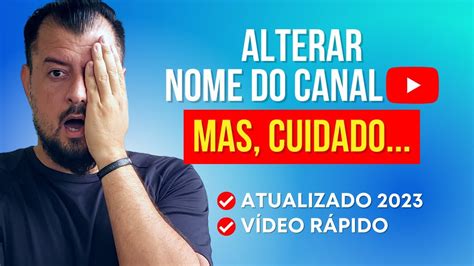 [2023] Como Mudar O Nome Do Canal Do Youtube Pelo Pc Youtube