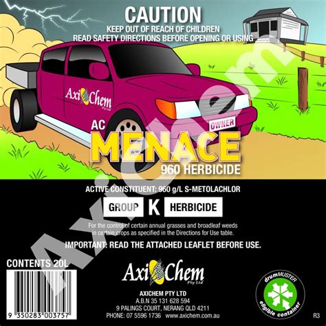 Ac Menace Herbicide L Axichem