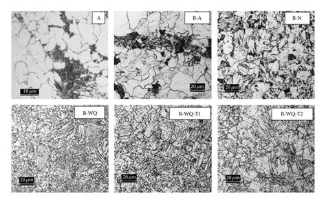 Microstructures Of Steels Nital 2 Etching Download Scientific Diagram