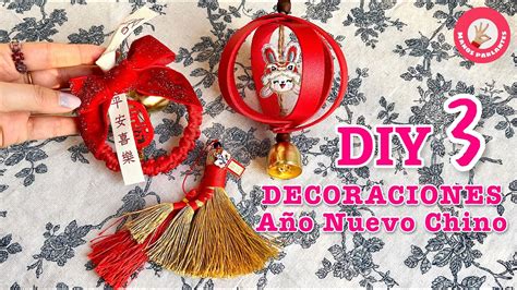 Diy Decoraciones Afortunadas Para A O Nuevo Chino Conejo