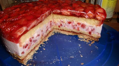 Erdbeer Quark Kuchen Ohne Gelatine No Bake Erdbeertorte Mit Quark