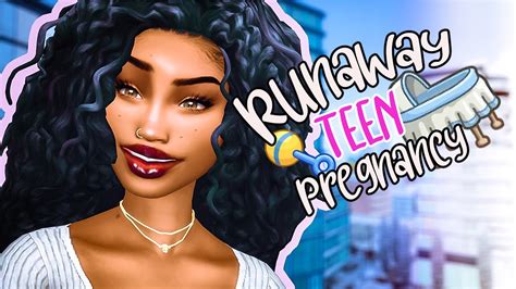 Lookin Up 🤰🏾 Runaway Teen Pregnancy Challenge 7 🤰🏾 The Sims 4 Lp Youtube