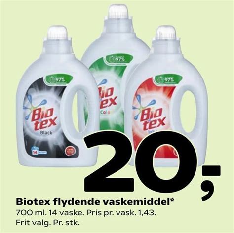 Biotex Flydende Vaskemiddel Tilbud Hos Coop