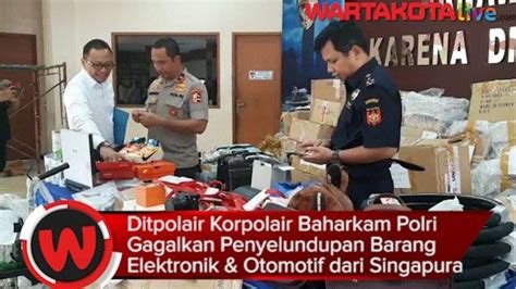 VIDEO Ditpolair Korpolair Baharkam Polri Gagalkan Penyelundupan Barang