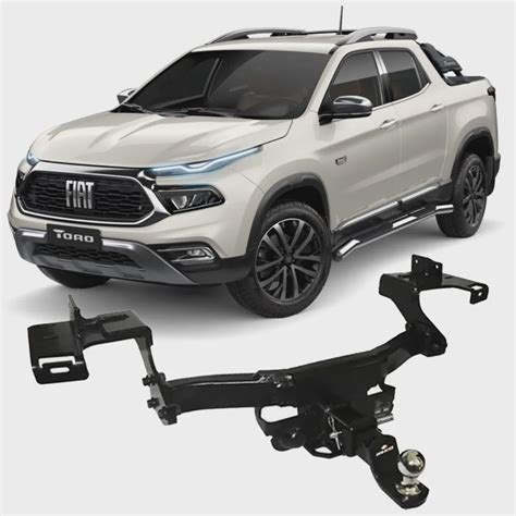 Engate Fiat Toro 2016 A 2023 Keko Reboque Rabicho Protetor 400KG