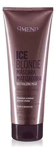 Máscara Amend Matizadora Ice Blonde g MercadoLivre