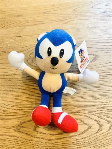 Rare Sonic The Hedgehog Early Model Plush Doll Sega From Japan