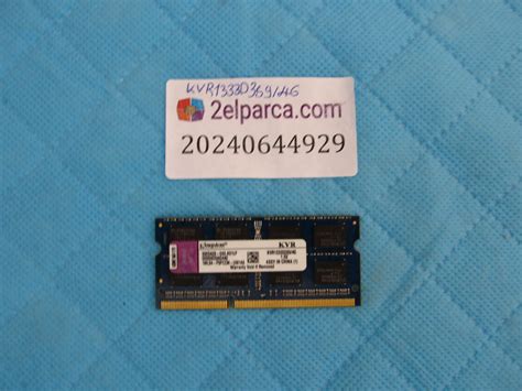 Kingston kvr1333d3s9/4g ddr3 4gb ram bellek orjinal ürün - 2elparca.com