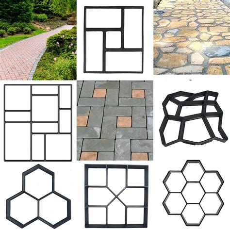 Carrelage Moule De Chauss E De Jardin Bricolage Fabrication De Chemin