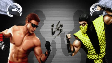 Johnny Cage Vs Scorpion Mortal Kombat Solano Edition Youtube