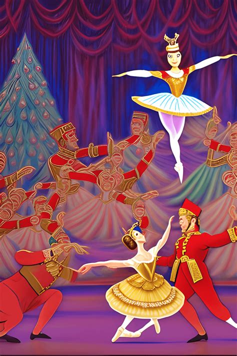 The Nutcracker Ballet Illustrated Scenes · Creative Fabrica