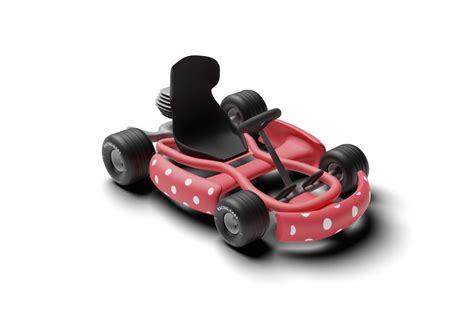 3d Model Go Kart Racing Vr Ar Low Poly Cgtrader