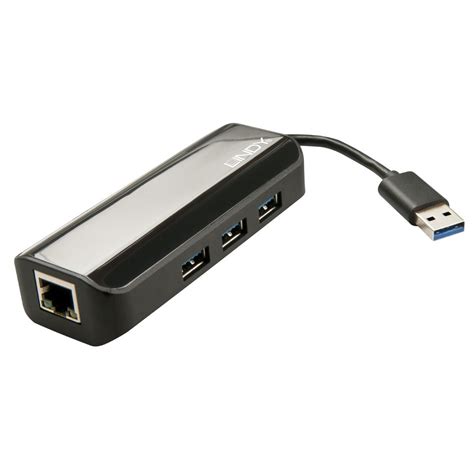 3 Port Usb 3 0 Hub And Gigabit Ethernet Adapter