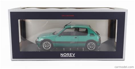 NOREV 184850 Echelle 1 18 PEUGEOT 205 1 9 GTi GRIFFE 1990 GREEN MET