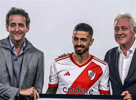 Manuel Lanzini llegó a los 100 partidos en River y compartió un emotivo