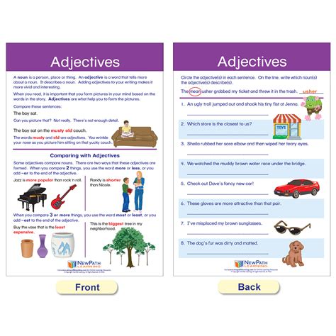 The Teachers Lounge® Parts Of Speech Bulletin Board Activity Chart Set